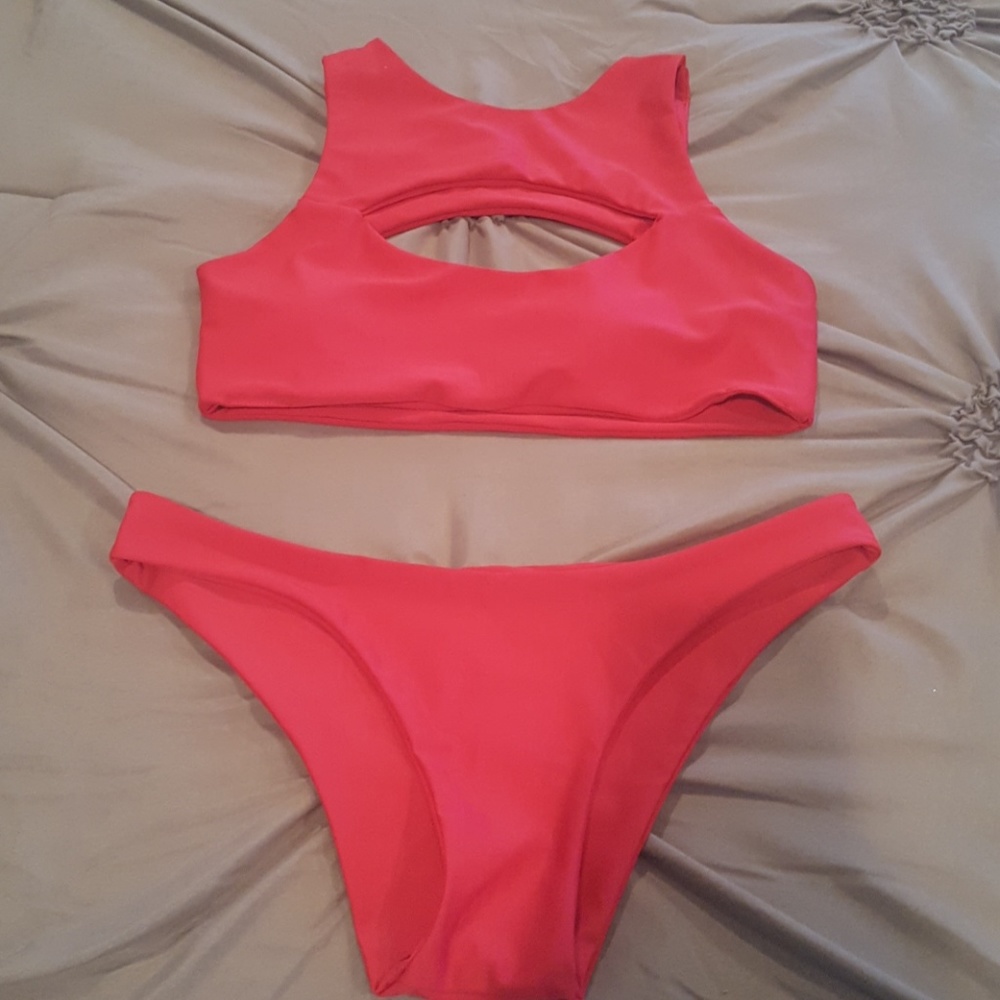 New Cherry red bikini